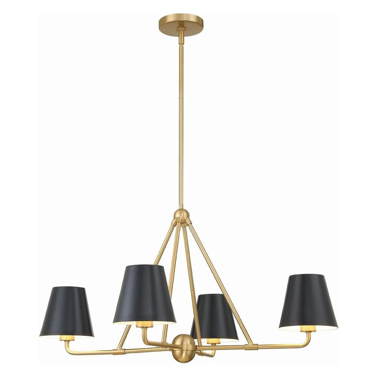 Crystorama - Xavier Chandelier - XAV-B9304-VG | Montreal Lighting & Hardware