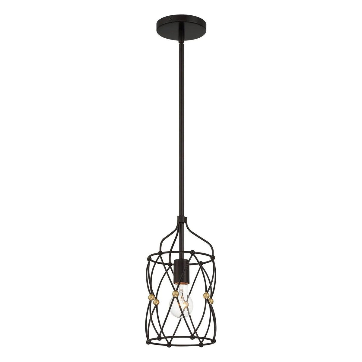 Crystorama - Zucca Pendant - ZUC-A9031-EB-GA | Montreal Lighting & Hardware