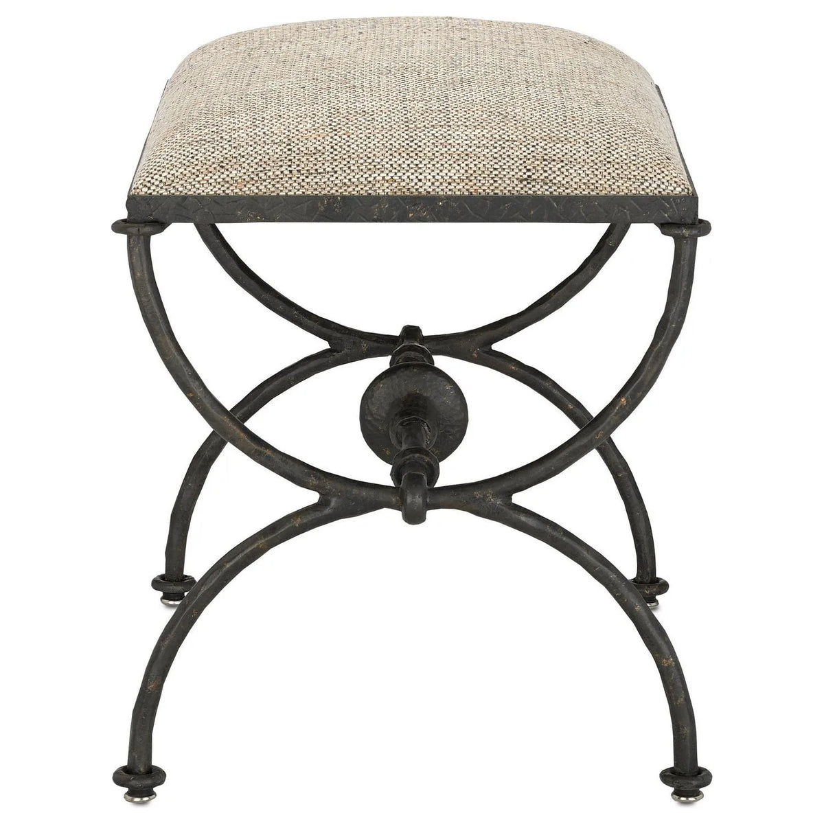 Currey and Company - Agora Ottoman - 7000-0991 | Montreal Lighting & Hardware