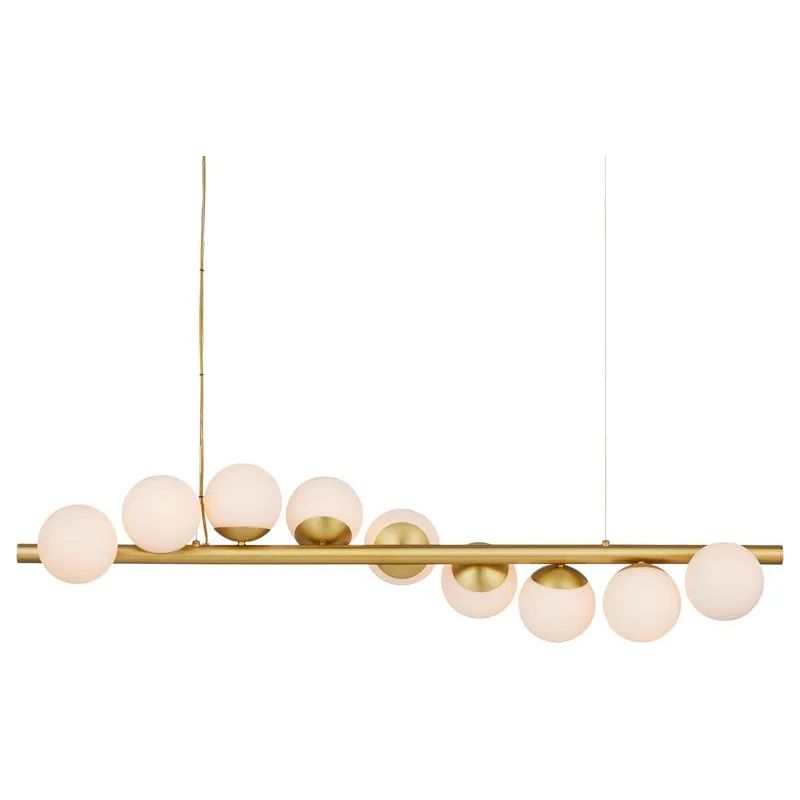 Currey and Company - Barcarolle Linear Chandelier - 9000-1172 | Montreal Lighting & Hardware