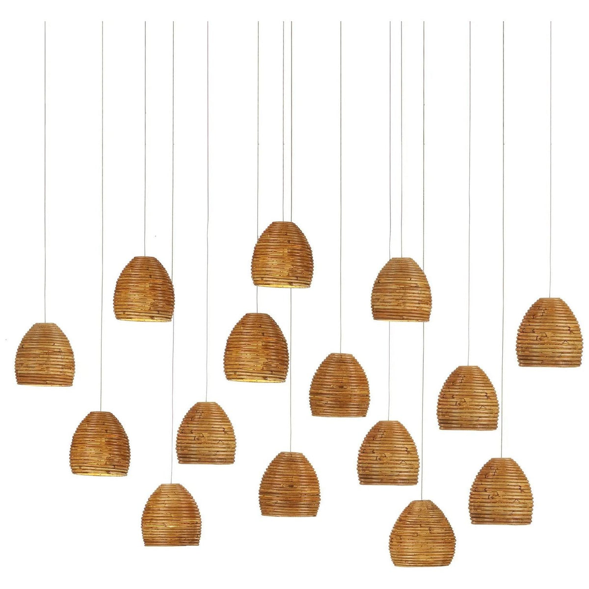 Currey and Company - Beehive Linear Pendant - 9000-1002 | Montreal Lighting & Hardware