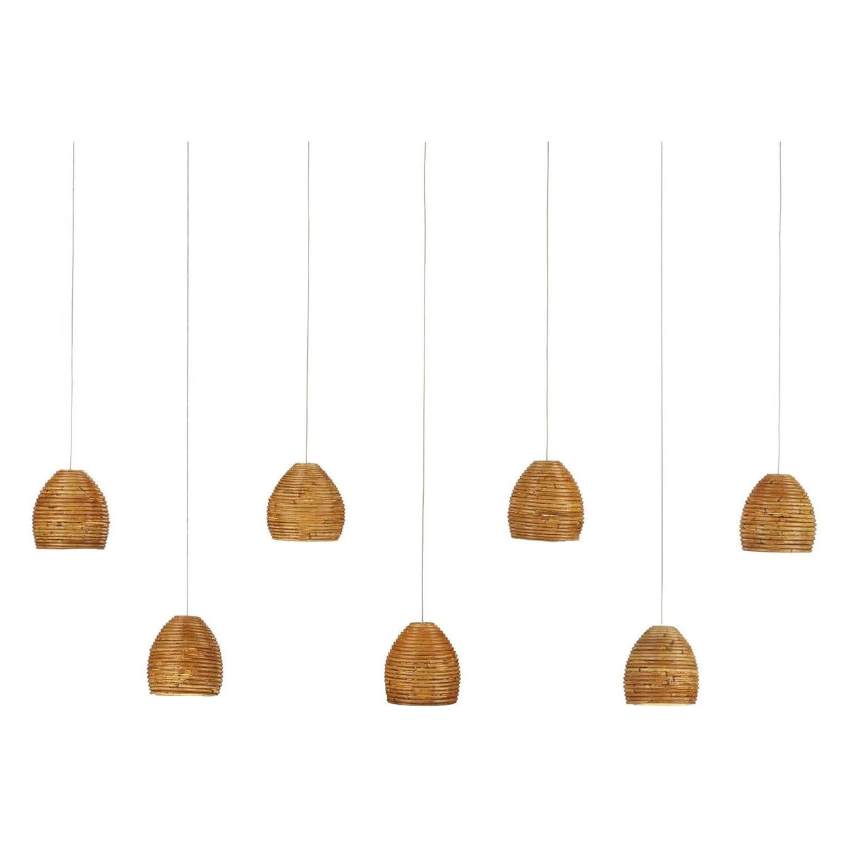 Currey and Company - Beehive Linear Pendant - 9000-1067 | Montreal Lighting & Hardware