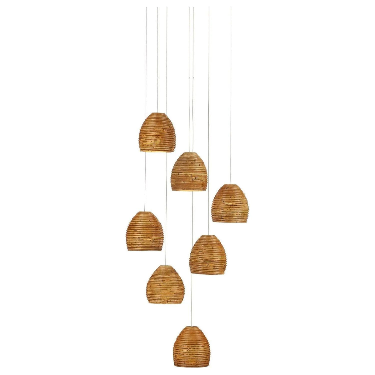 Currey and Company - Beehive Multi Light Pendant - 9000-1000 | Montreal Lighting & Hardware