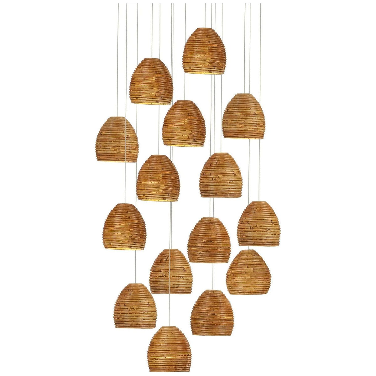 Currey and Company - Beehive Multi Light Pendant - 9000-1001 | Montreal Lighting & Hardware