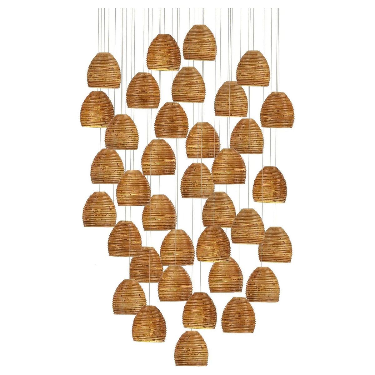 Currey and Company - Beehive Multi Light Pendant - 9000-1004 | Montreal Lighting & Hardware