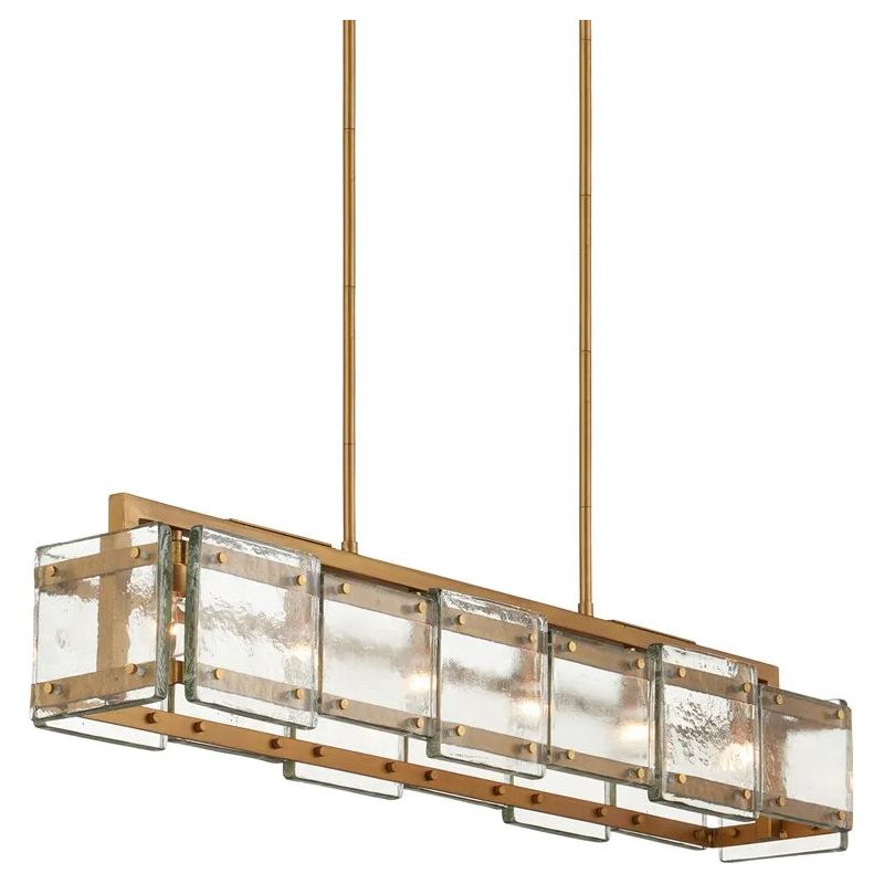 Currey and Company - Countervail Linear Chandelier - 9000-1165 | Montreal Lighting & Hardware