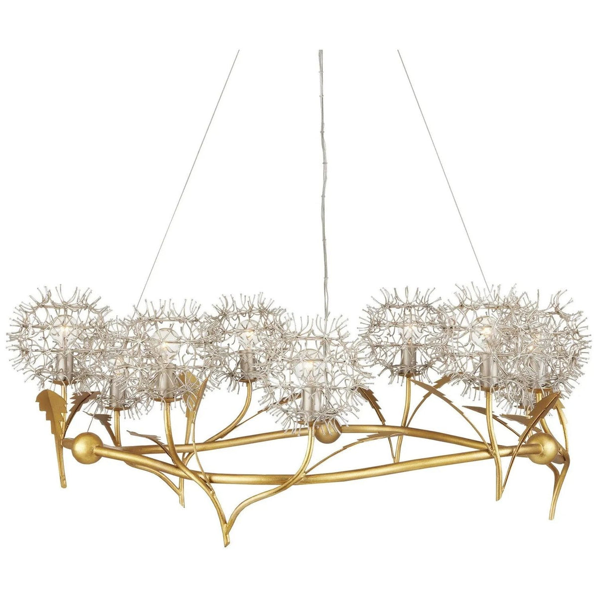 Currey and Company - Dandelion Chandelier - 9000-1080 | Montreal Lighting & Hardware