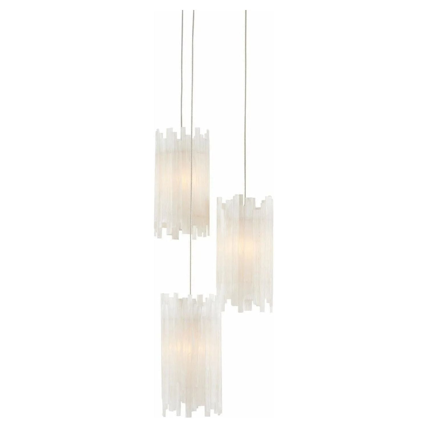 Currey and Company - Escenia 3-Light Multi-Drop Pendant - 9000-0882 | Montreal Lighting & Hardware