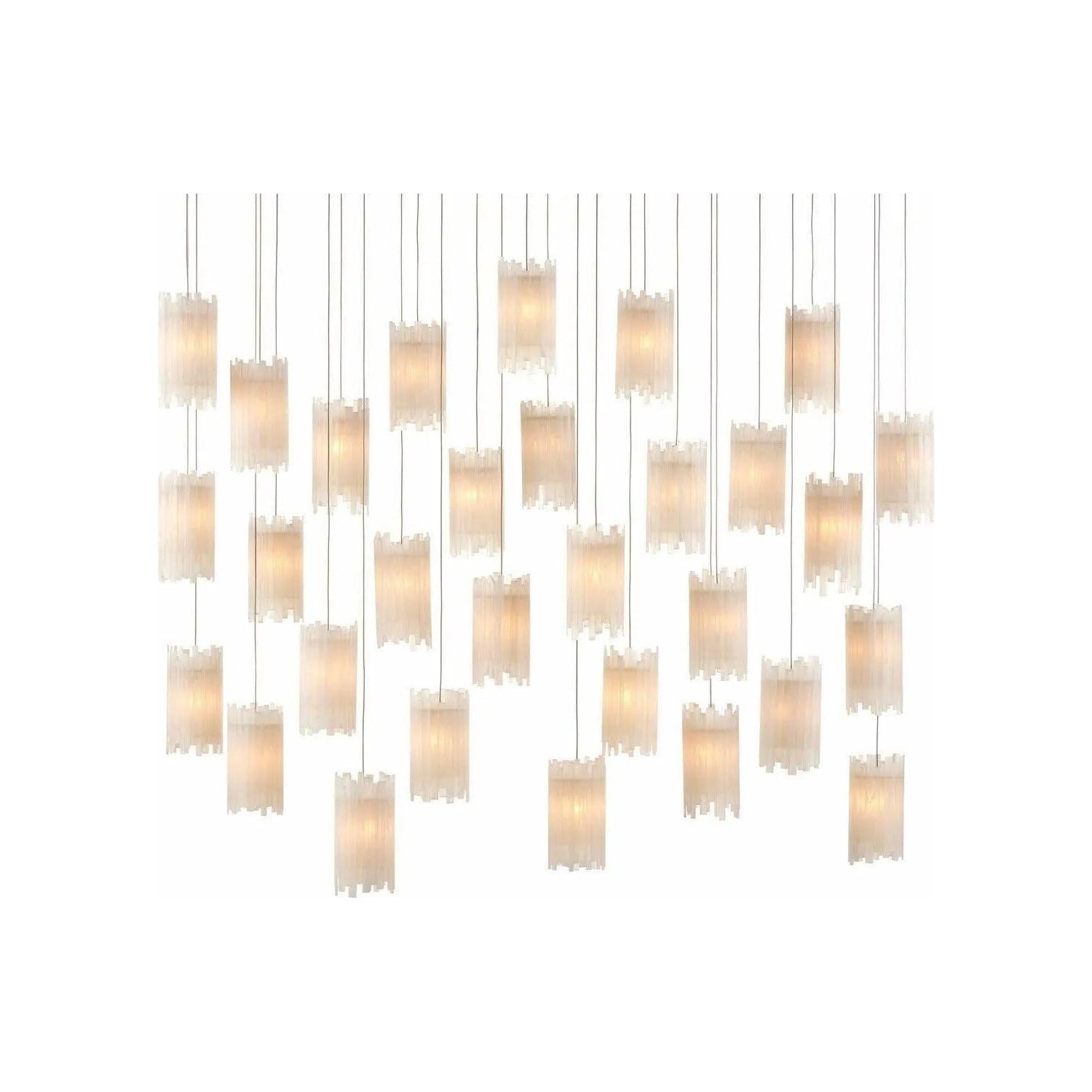 Currey and Company - Escenia 30-Light Multi-Drop Pendant - 9000-0886 | Montreal Lighting & Hardware