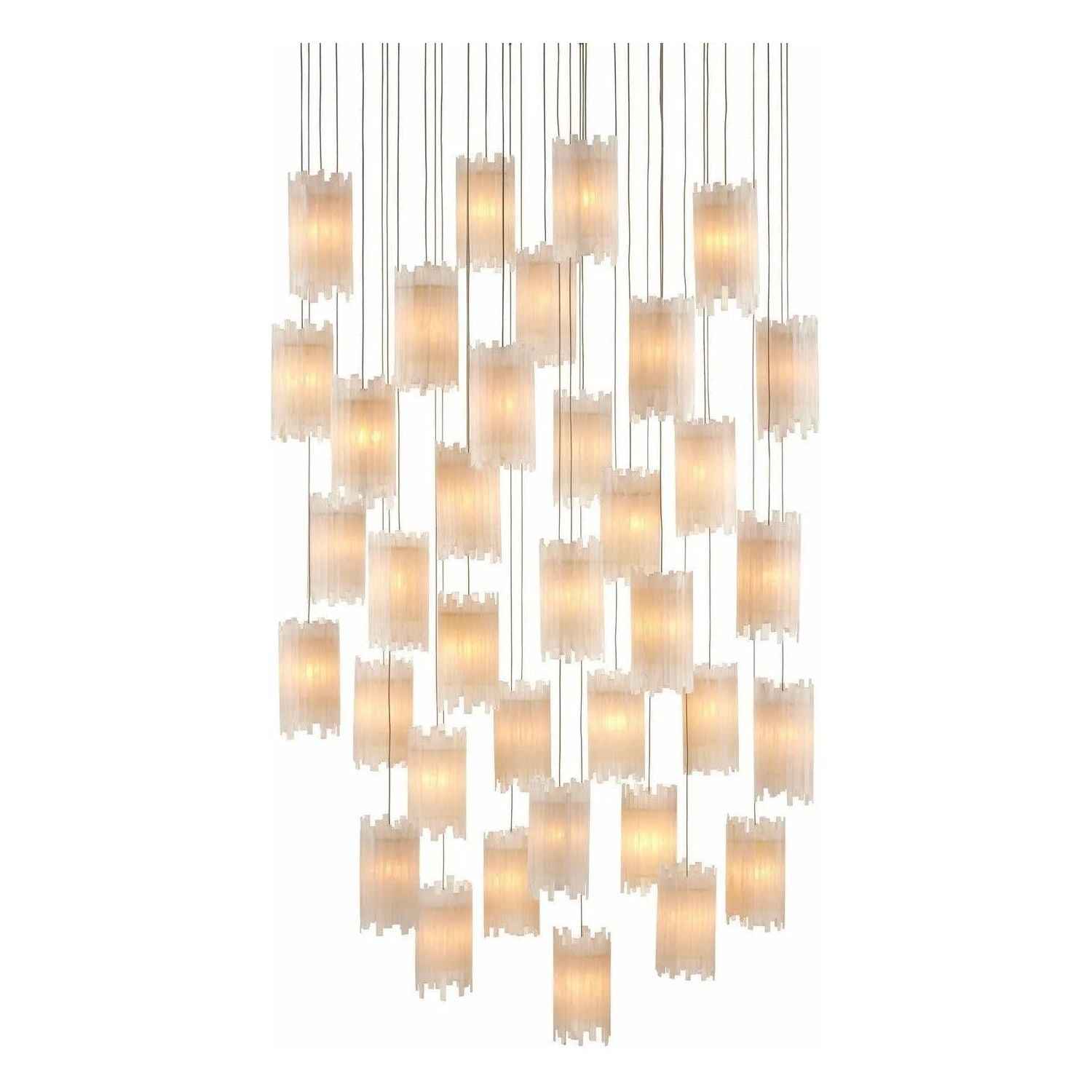 Currey and Company - Escenia 36-Light Multi-Drop Pendant - 9000-0887 | Montreal Lighting & Hardware