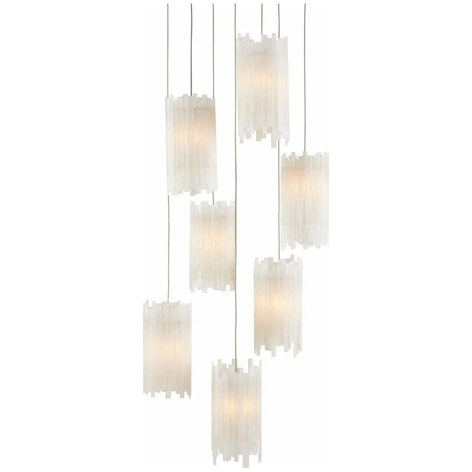 Currey and Company - Escenia 7-Light Multi-Drop Pendant - 9000-0883 | Montreal Lighting & Hardware