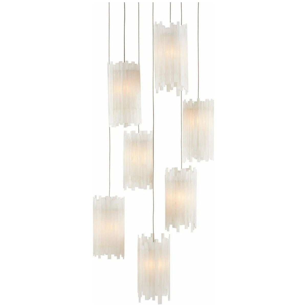 Currey and Company - Escenia 7-Light Multi-Drop Pendant - 9000-0883 | Montreal Lighting & Hardware