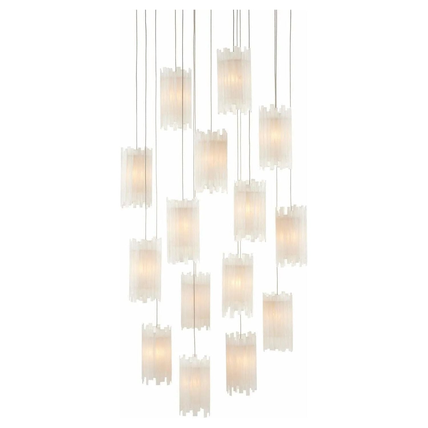 Currey and Company - Escenia Round 15-Light Multi-Drop Pendant - 9000-0884 | Montreal Lighting & Hardware