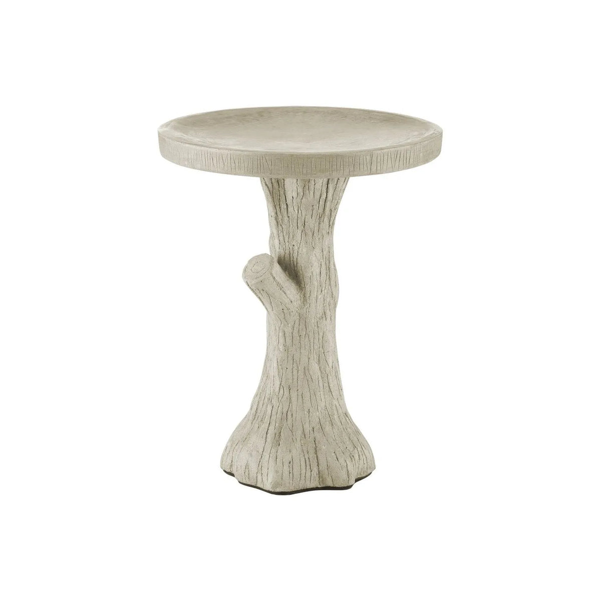 Currey and Company - Faux Bois Bird Bath - 2200-0045 | Montreal Lighting & Hardware