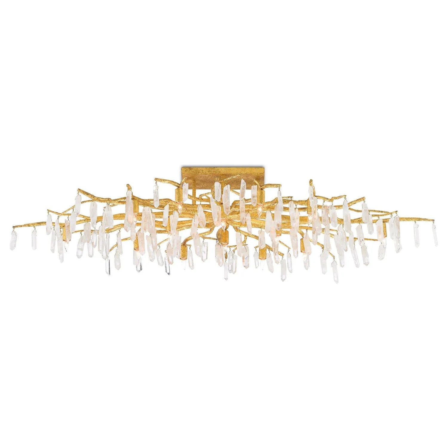 Currey and Company - Forest Semi-Flush Mount - 9000-0423 | Montreal Lighting & Hardware