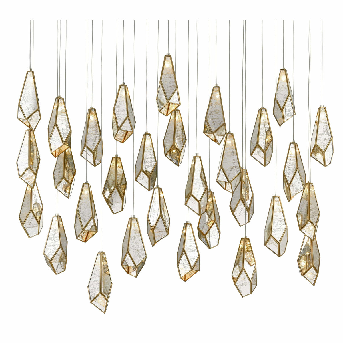 Currey and Company - Glace Multi Pendant - 9000-0707 | Montreal Lighting & Hardware