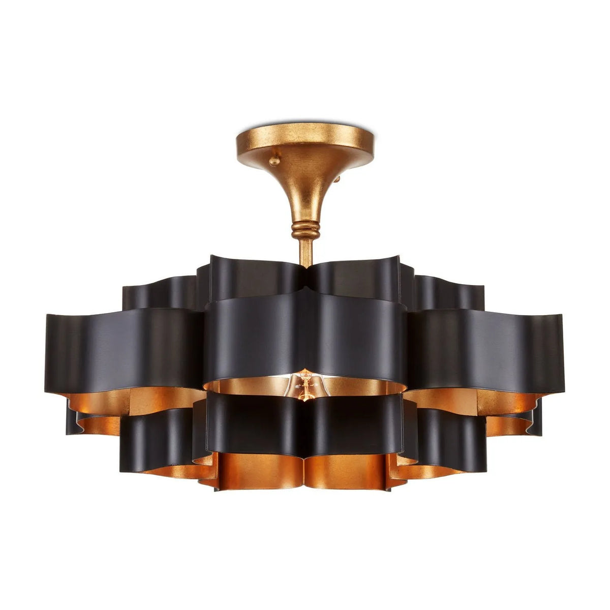 Currey and Company - Grand Lotus Chandelier - 9944 | Montreal Lighting & Hardware