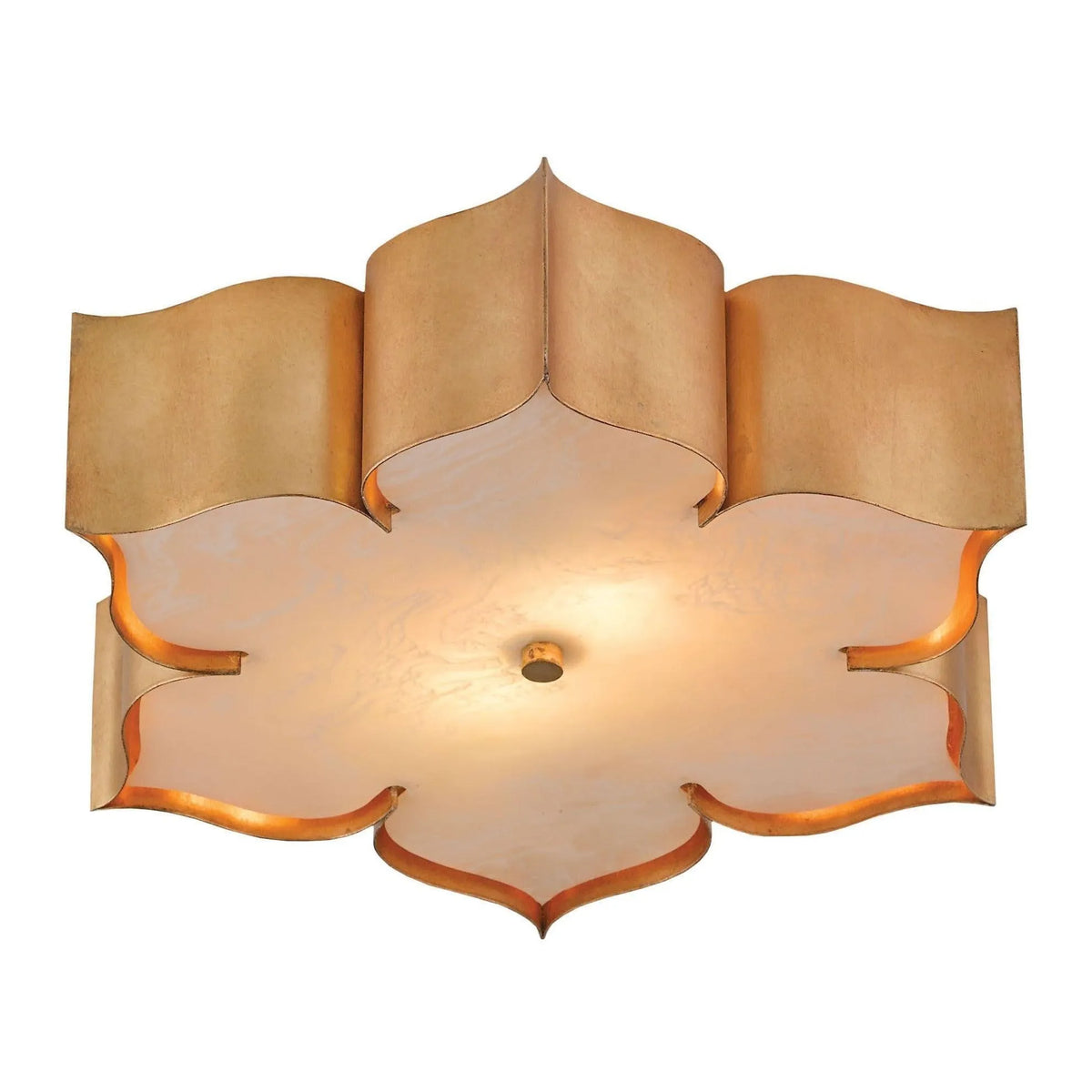 Currey and Company - Grand Lotus Flush Mount - 9999-0010 | Montreal Lighting & Hardware