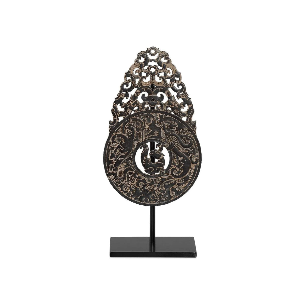 Currey and Company - Han Dynasty Jade Symbol - 1200-0862 | Montreal Lighting & Hardware