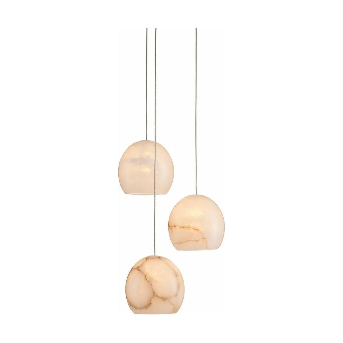 Currey and Company - Lazio 3-Light Multi-Drop Pendant - 9000-0896 | Montreal Lighting & Hardware