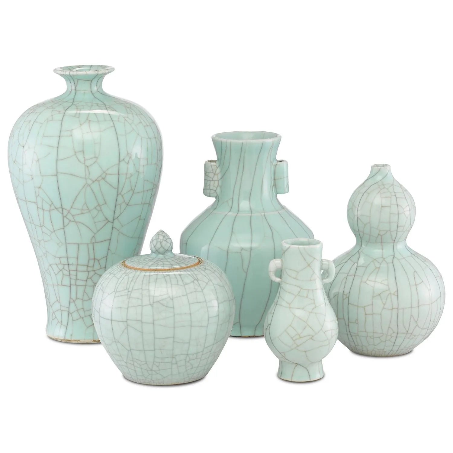 Currey and Company - Maiping Double Gourd Vase - 1200-0334 | Montreal Lighting & Hardware