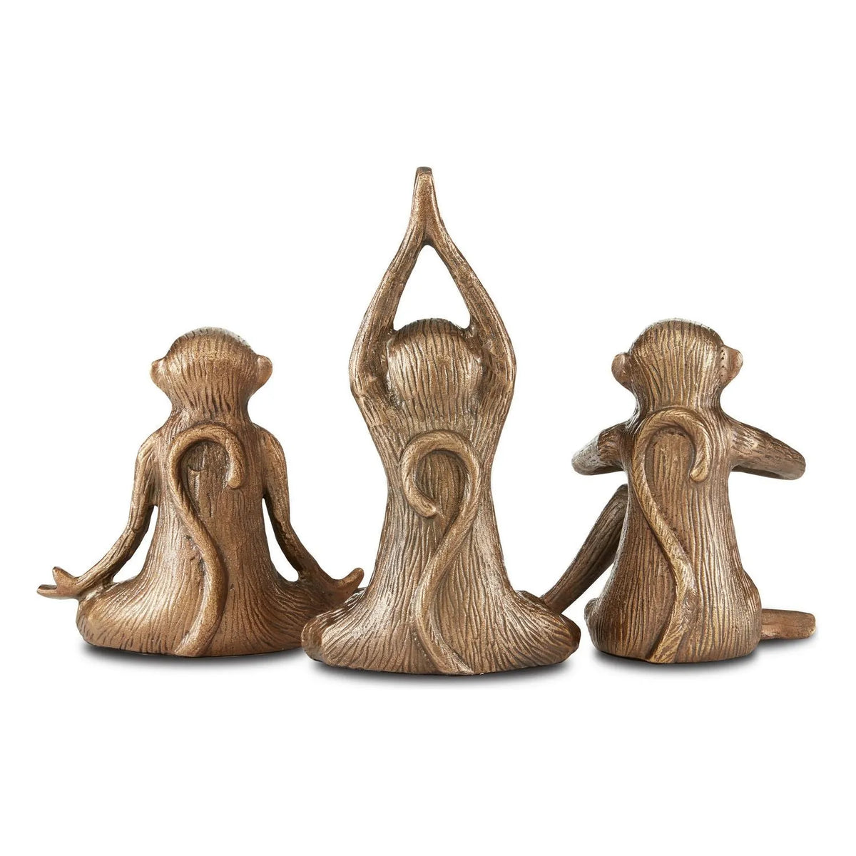 Currey and Company - Monkey Set of 3 - 1200-0518 | Montreal Lighting & Hardware