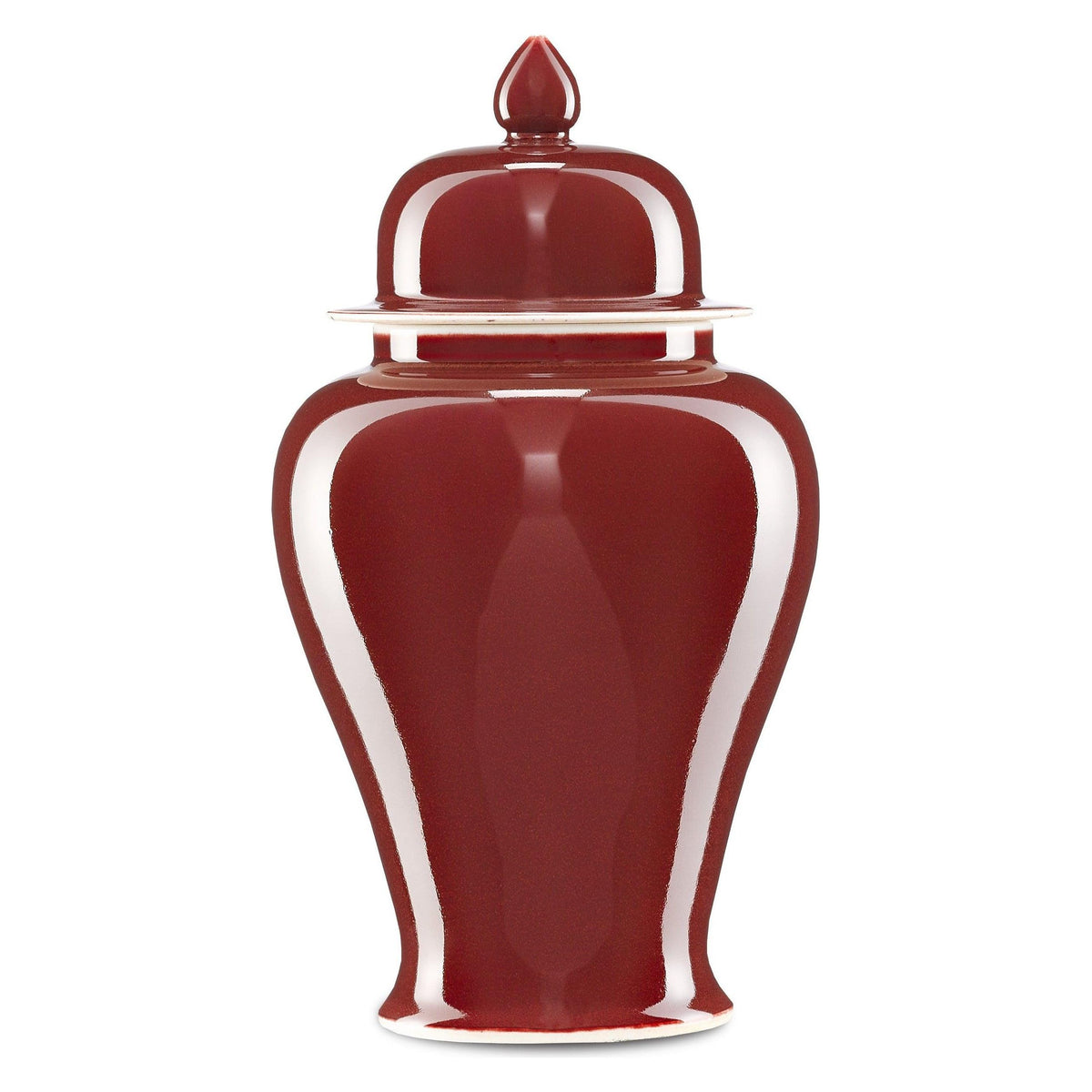 Currey and Company - Oxblood Jar - 1200-0244 | Montreal Lighting & Hardware