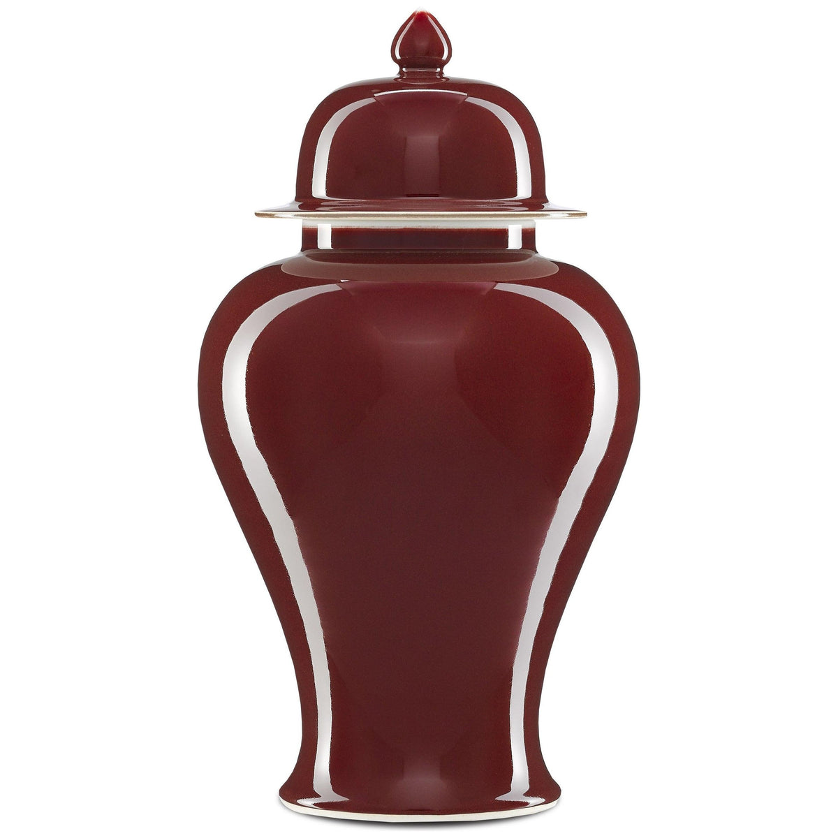 Currey and Company - Oxblood Jar - 1200-0245 | Montreal Lighting & Hardware