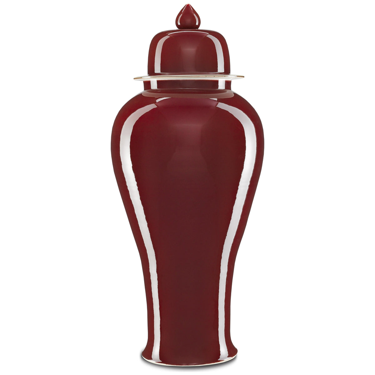 Currey and Company - Oxblood Jar - 1200-0246 | Montreal Lighting & Hardware