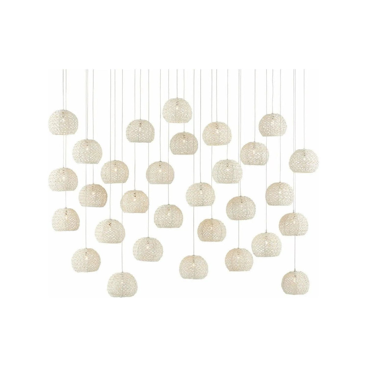 Currey and Company - Piero 30-Light Multi-Drop Pendant - 9000-0914 | Montreal Lighting & Hardware