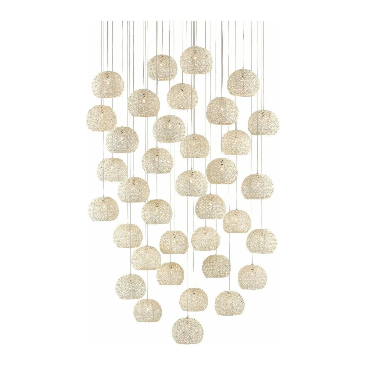 Currey and Company - Piero 36-Light Multi-Drop Pendant - 9000-0915 | Montreal Lighting & Hardware