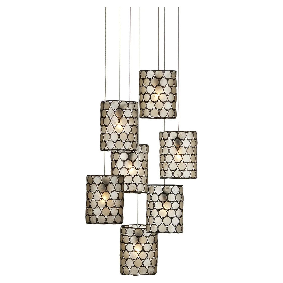 Currey and Company - Regatta Multi Light Pendant - 9000-1049 | Montreal Lighting & Hardware