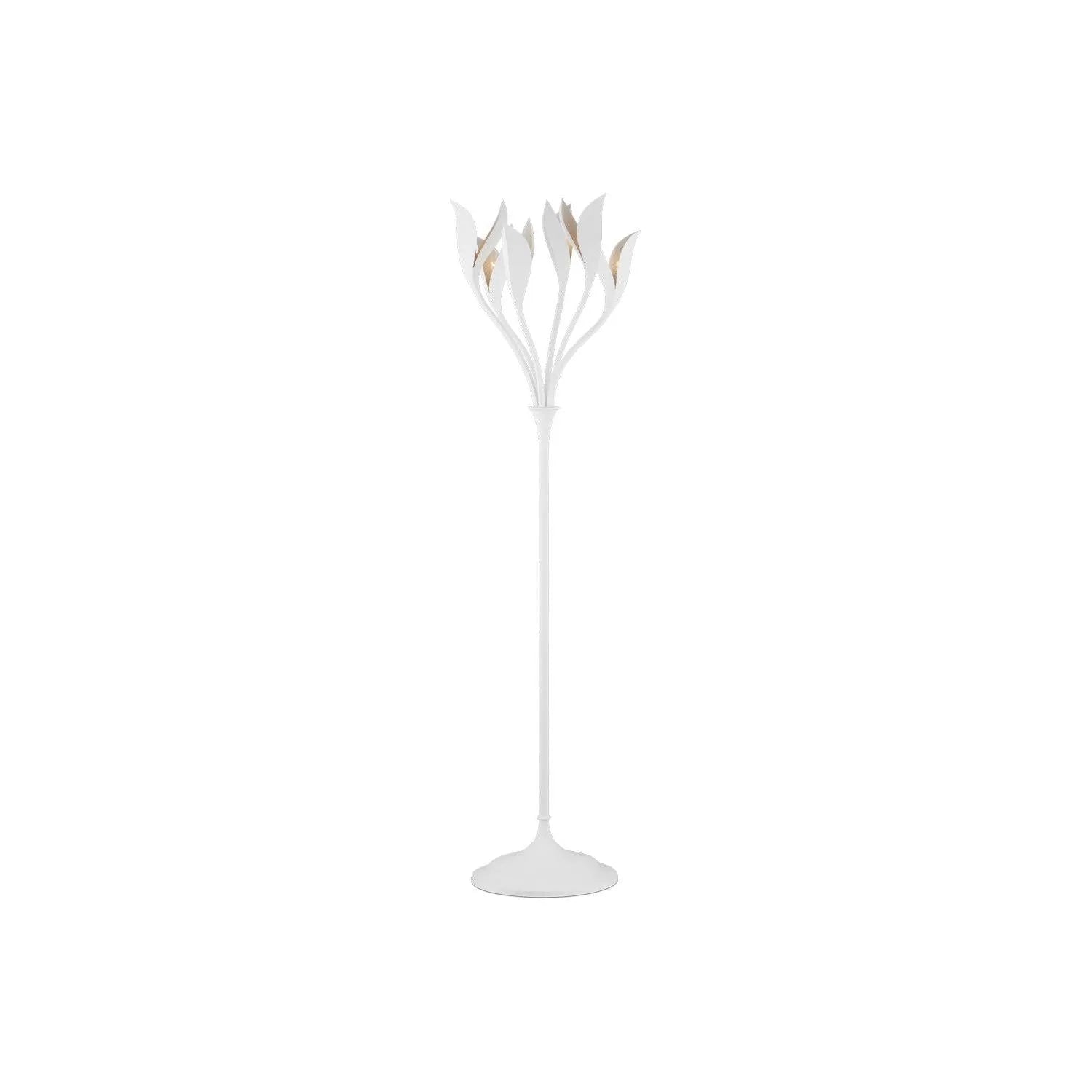 Currey and Company - Snowflower Floor Lamp - 8000-0160 | Montreal Lighting & Hardware