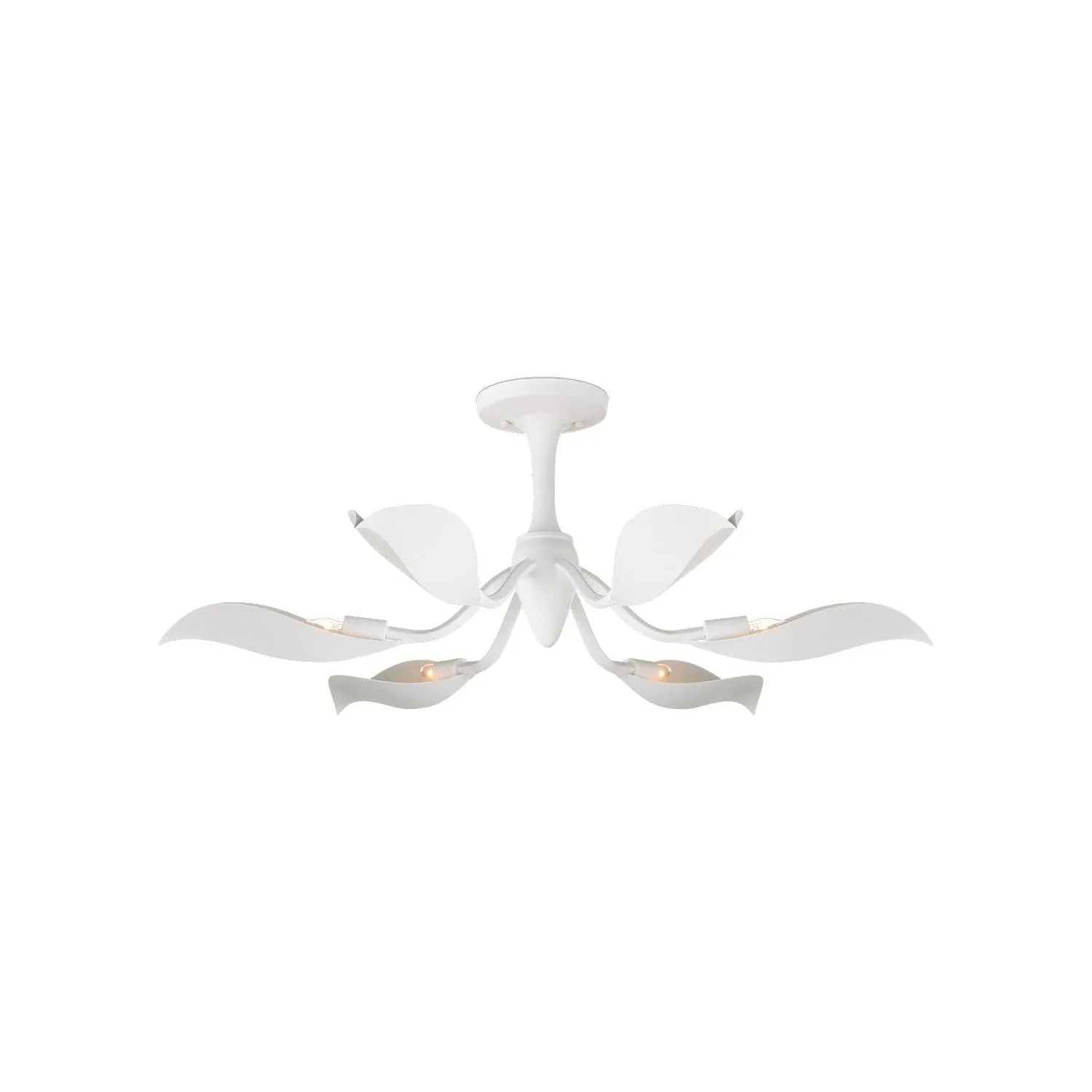 Currey and Company - Snowflower Semi-Flush Mount - 9000-1226 | Montreal Lighting & Hardware