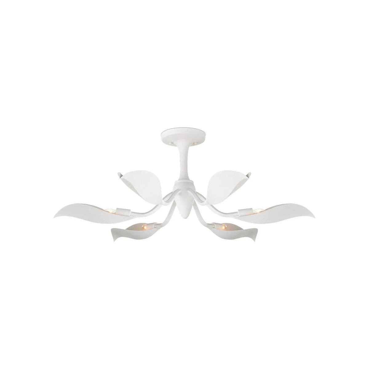 Currey and Company - Snowflower Semi-Flush Mount - 9000-1226 | Montreal Lighting & Hardware