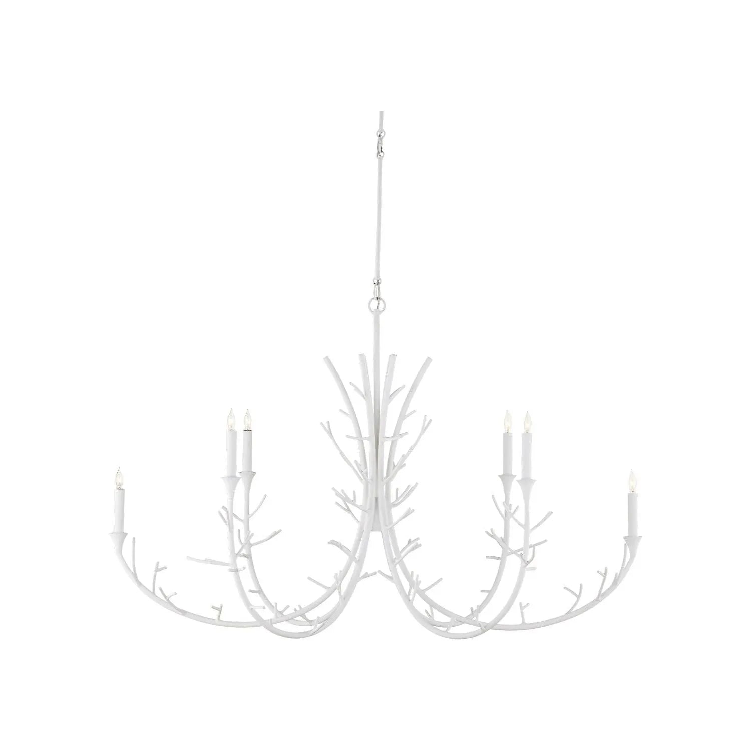 Currey and Company - Twiggy Oval Chandelier - 9000-1207 | Montreal Lighting & Hardware