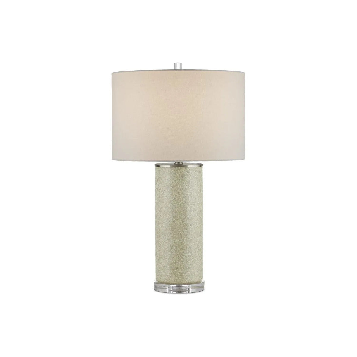 Currey and Company - Verdure Cylinder Table Lamp - 6000-0938 | Montreal Lighting & Hardware