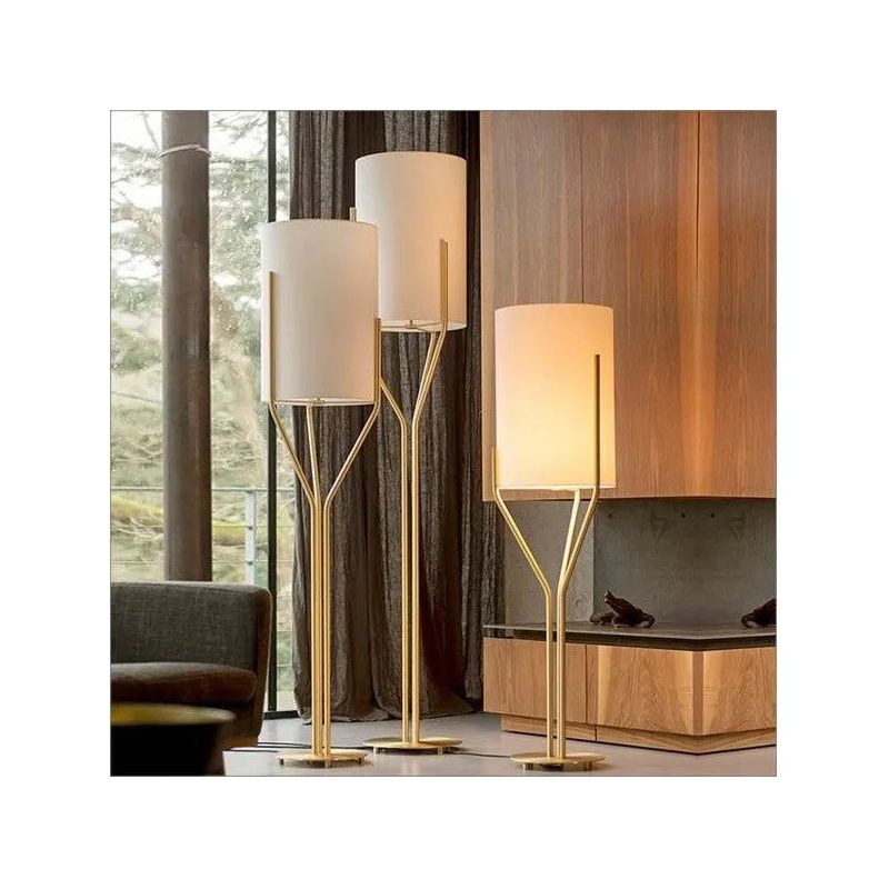 CVL Luminaires - Arborescence Large Shade Floor Lamp - ARBORES-FL-L-DP100-PB | Montreal Lighting & Hardware