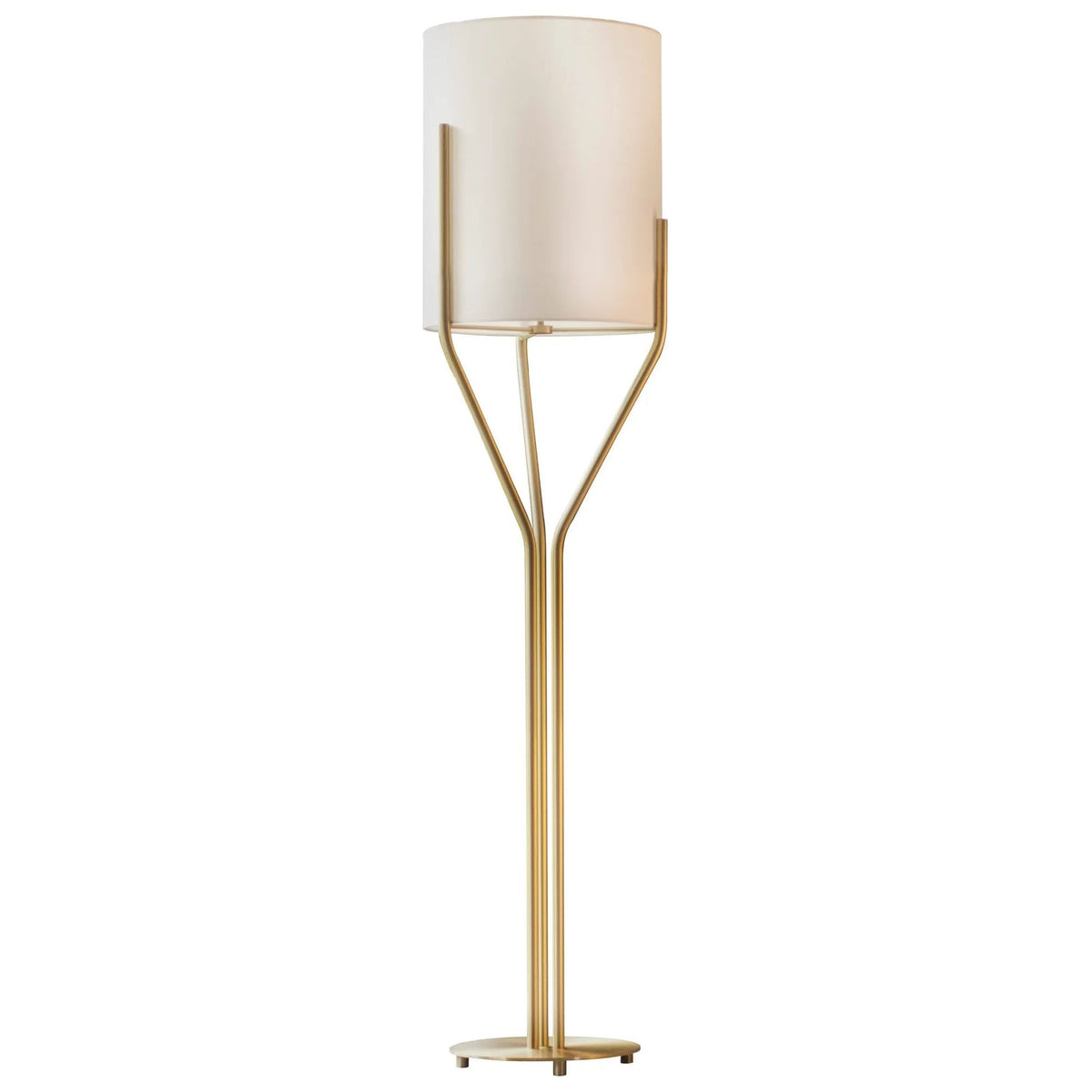 CVL Luminaires - Arborescence Small Shade Floor Lamp - ARBORES-FL-XXS-DP100-PB | Montreal Lighting & Hardware