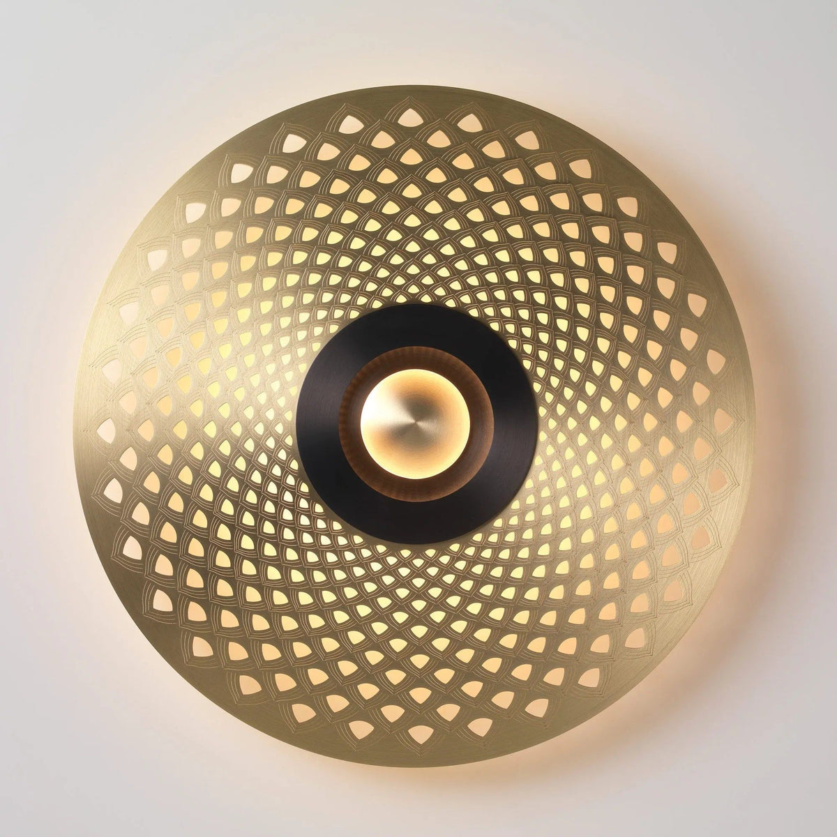 CVL Luminaires - Earth Mandala Wall / Ceiling Light - EARTHMAND-WACE-13-SB/SB | Montreal Lighting & Hardware