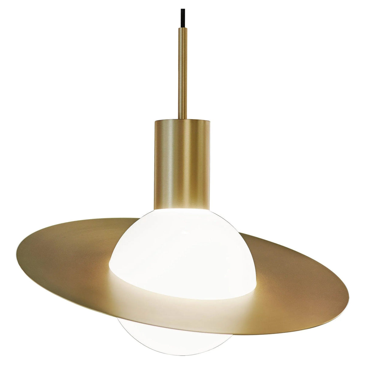 CVL Luminaires - Saturne Pendant - SATURNE-PEND-17-SB | Montreal Lighting & Hardware