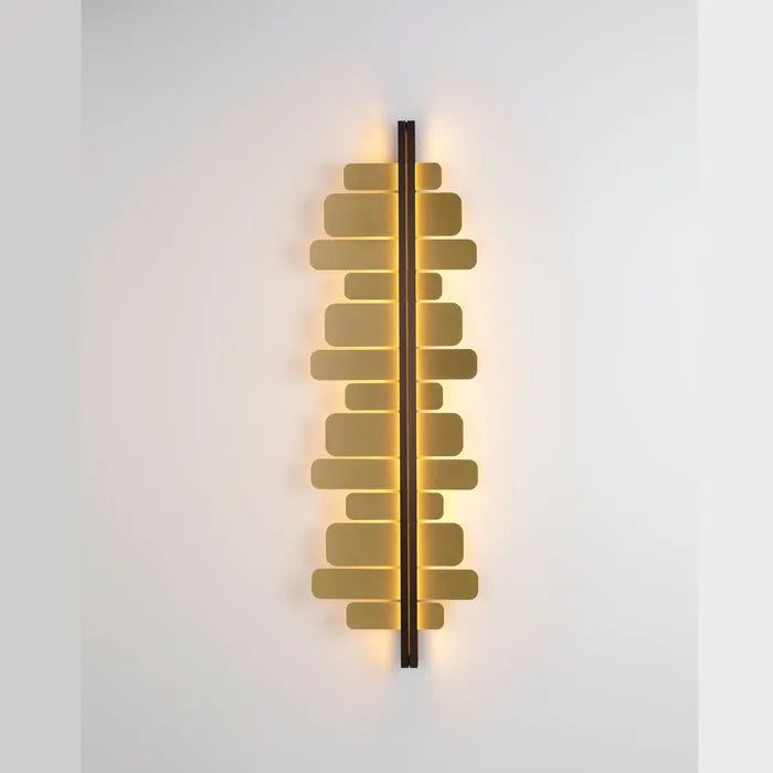 CVL Luminaires - Strate Score Wall Sconce - STRATE-SCORE-100-SG-SB | Montreal Lighting & Hardware