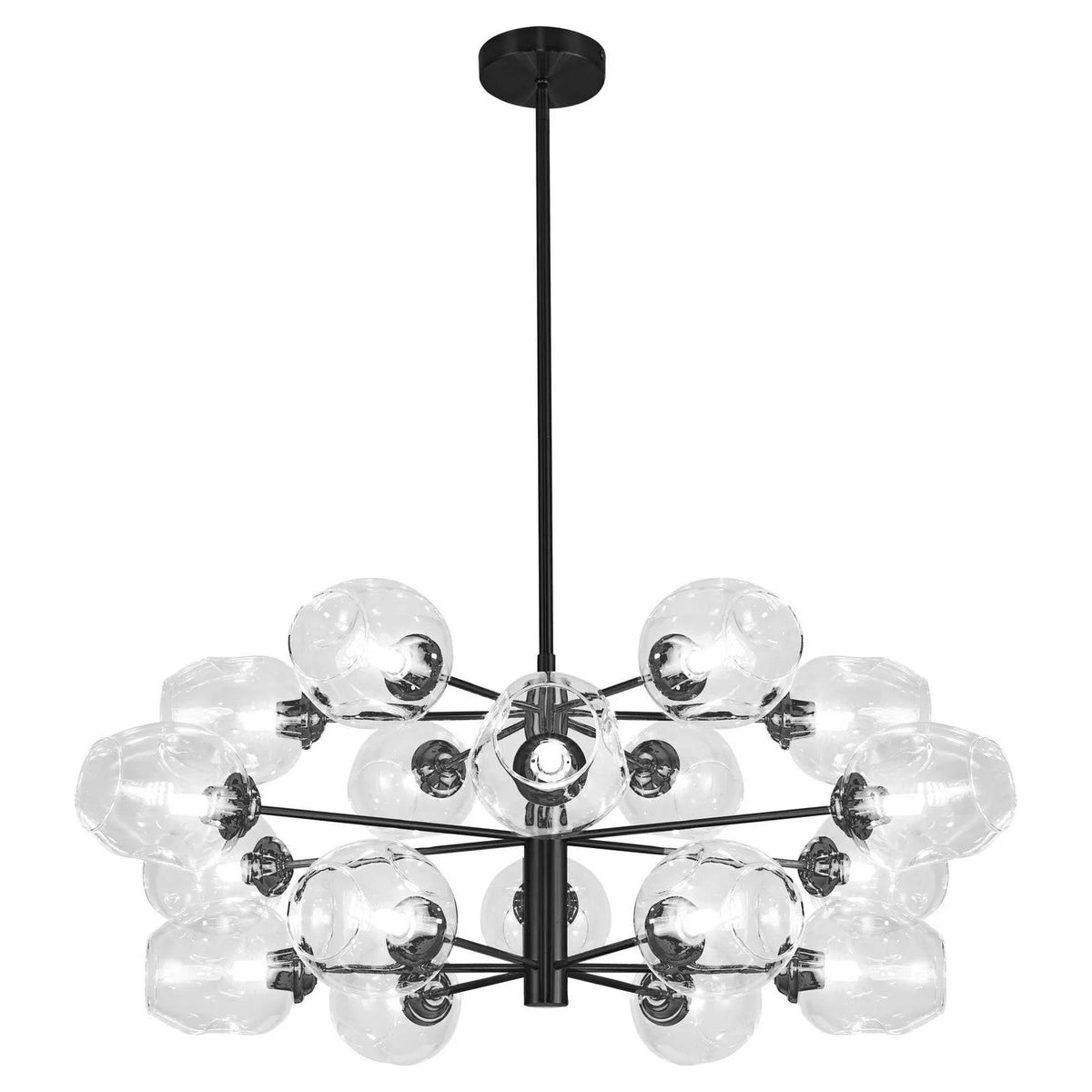 Dainolite - Abii Chandelier - ABI-3318C-MB-CLR | Montreal Lighting & Hardware