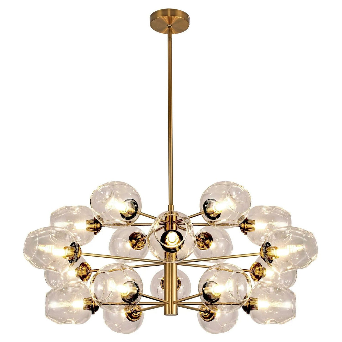 Dainolite - Abii Chandelier - ABI-3318C-VB-CHN | Montreal Lighting & Hardware