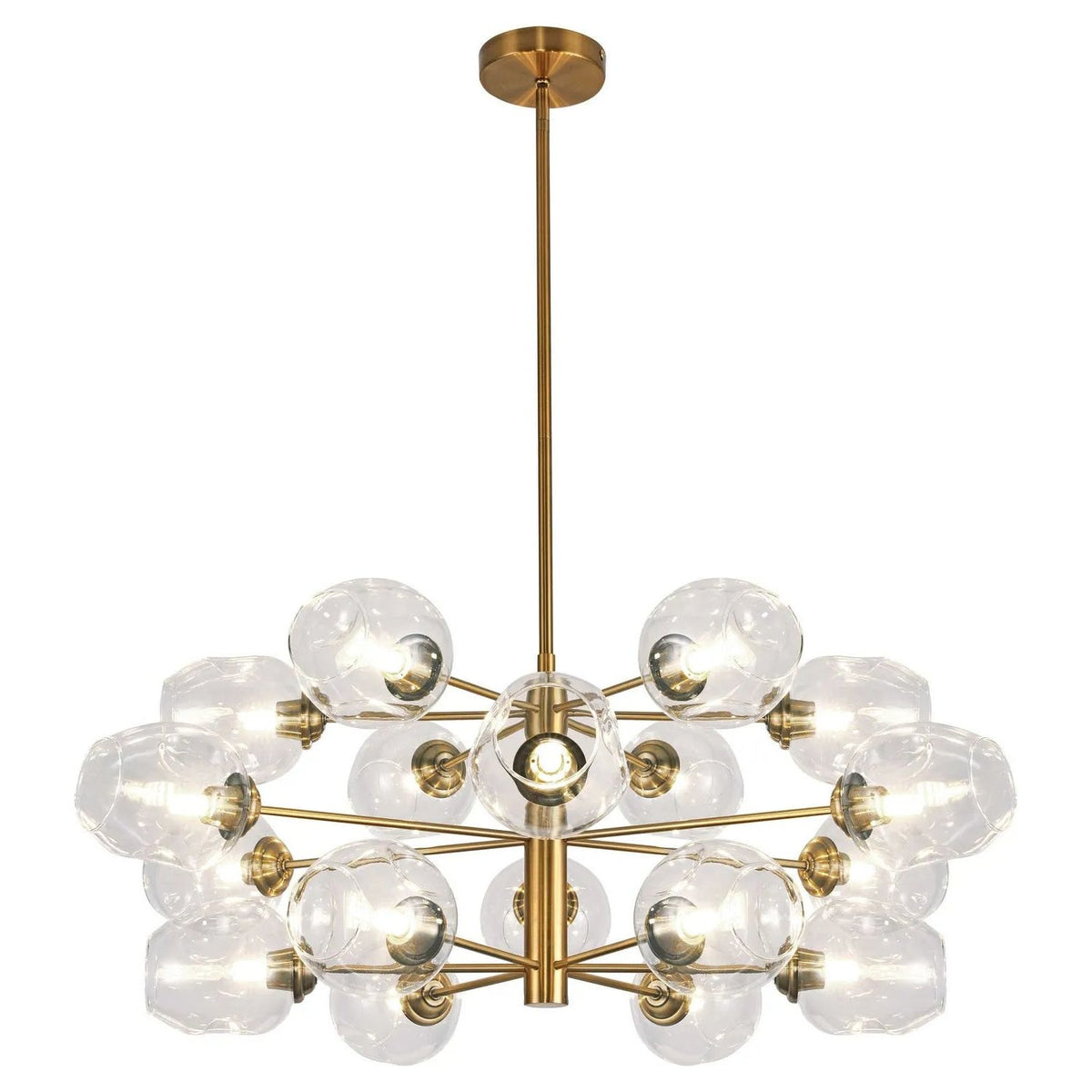 Dainolite - Abii Chandelier - ABI-3318C-VB-CLR | Montreal Lighting & Hardware