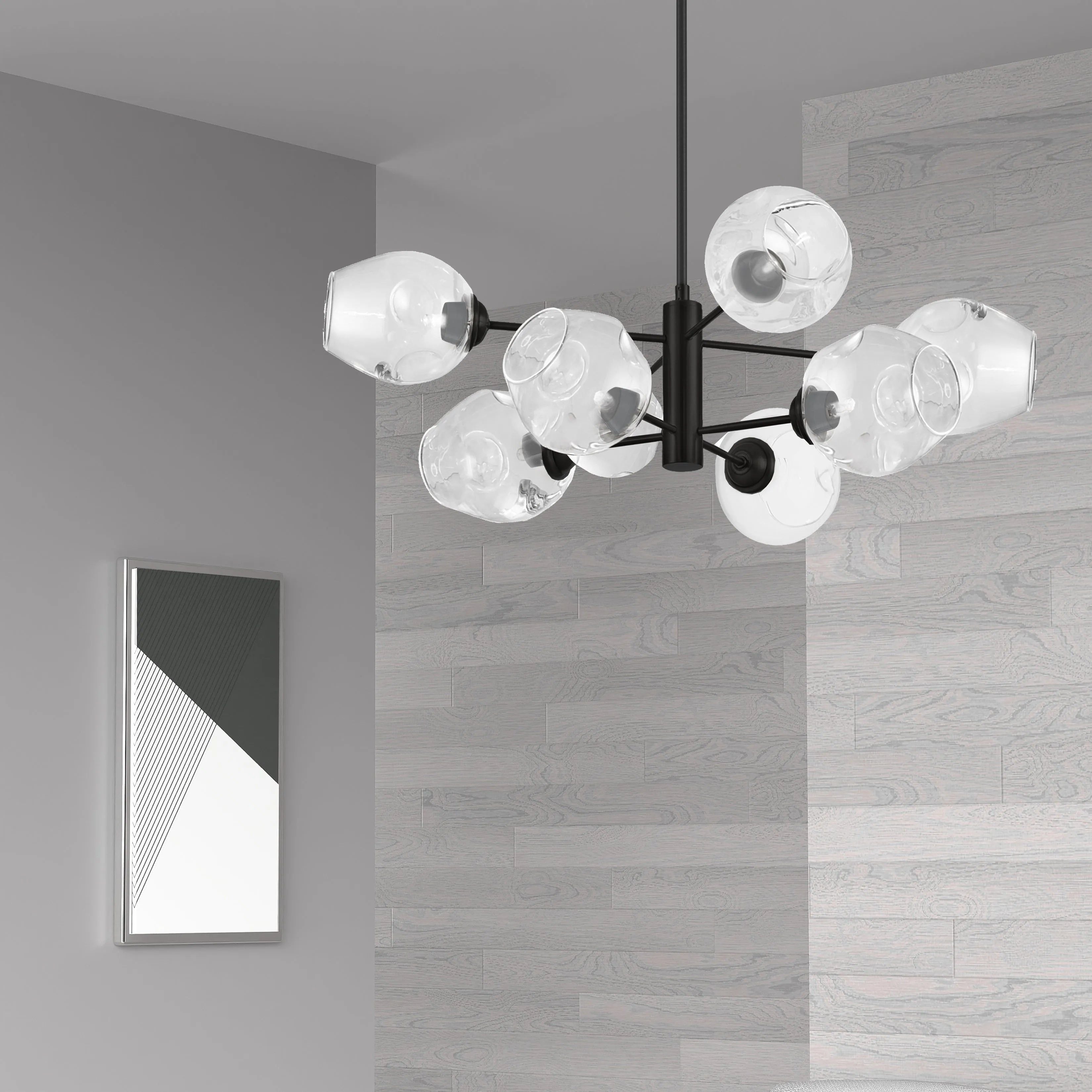 Dainolite - Abii Pendant - ABI-268P-MB-CLR | Montreal Lighting & Hardware