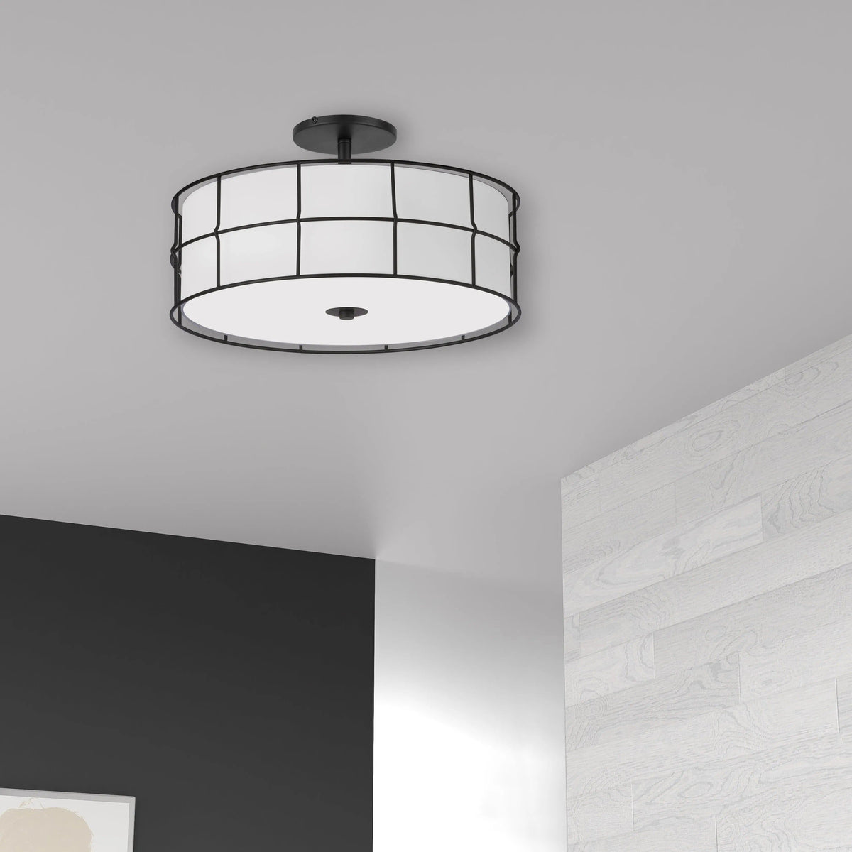 Dainolite - Alcala Semi-Flush Mount - ALC-163SF-AGB | Montreal Lighting & Hardware