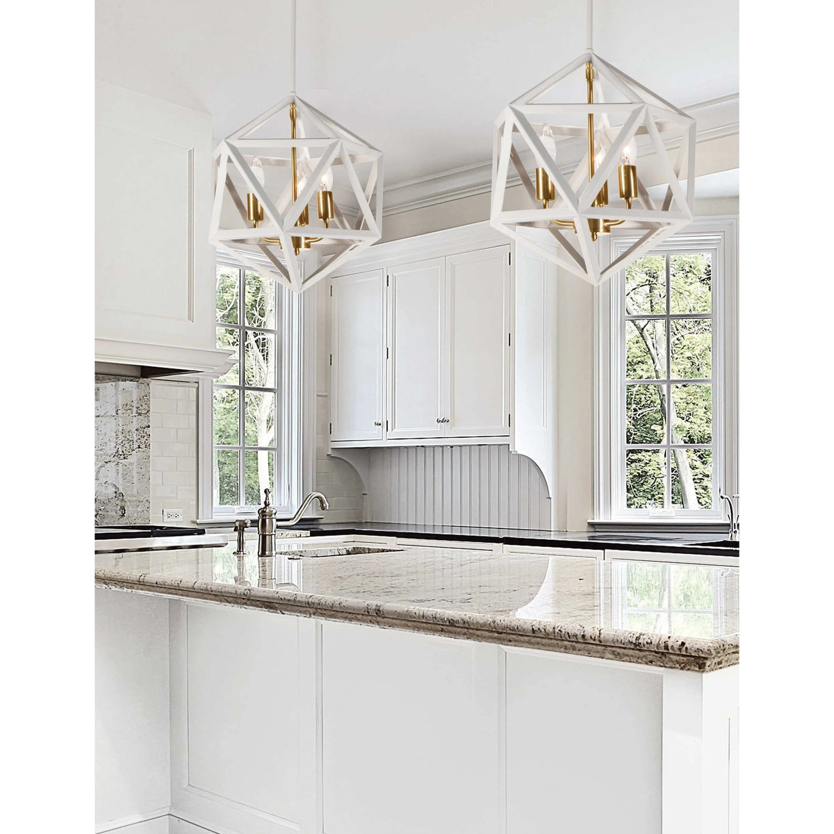 Dainolite - Archello Chandelier - ARC-143C-AB | Montreal Lighting & Hardware