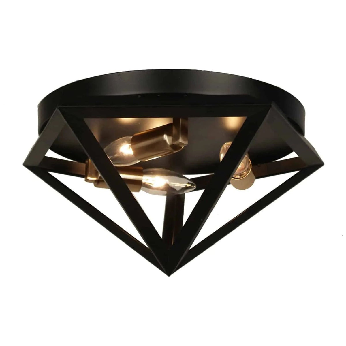 Dainolite - Archello Flush Mount - ARC-123FH-AB | Montreal Lighting & Hardware