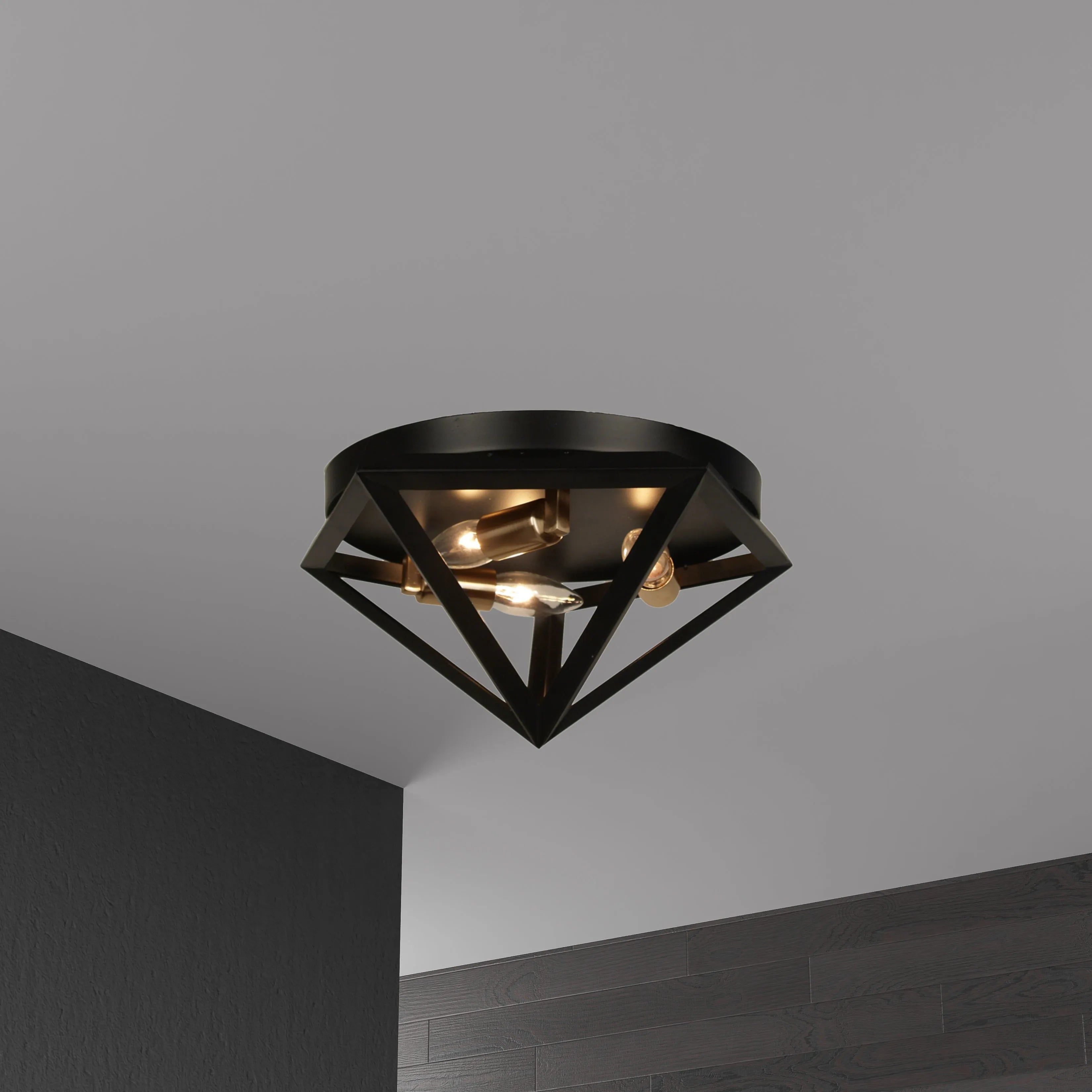 Dainolite - Archello Flush Mount - ARC-123FH-AB | Montreal Lighting & Hardware